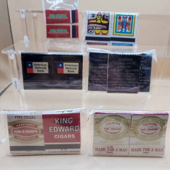 Other - Vintage Matchbooks Lot Cigar Laundry Dry Cleaning Native Art Bank Matches